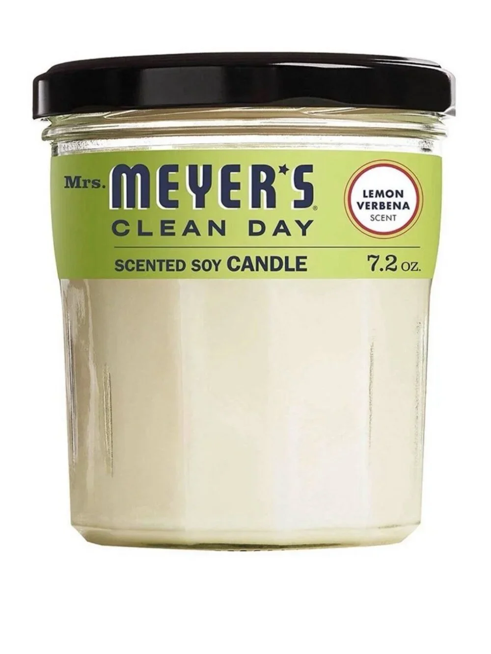 2 Pack of Mrs. Meyer's Clean Day Scented Soy Candles, Large Glass, 7.2 Oz
